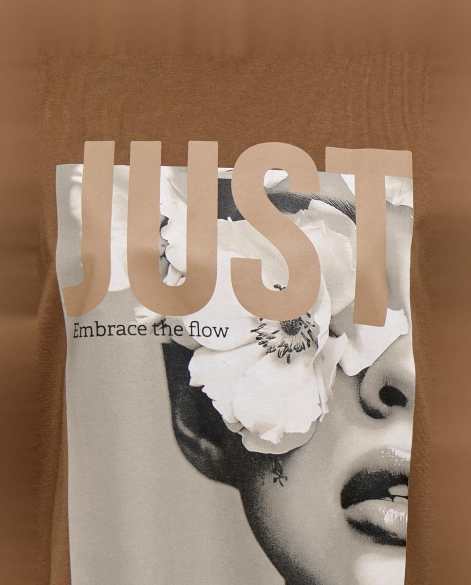 Camiseta 100% algodón de mujer de manga corta - jdy - Topo Topo-5