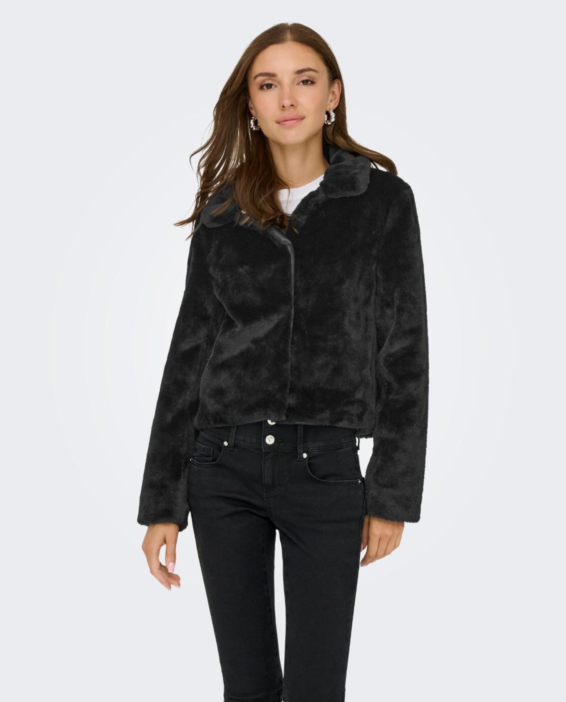 jdy - Chaqueta de mujer con cuello camisero.