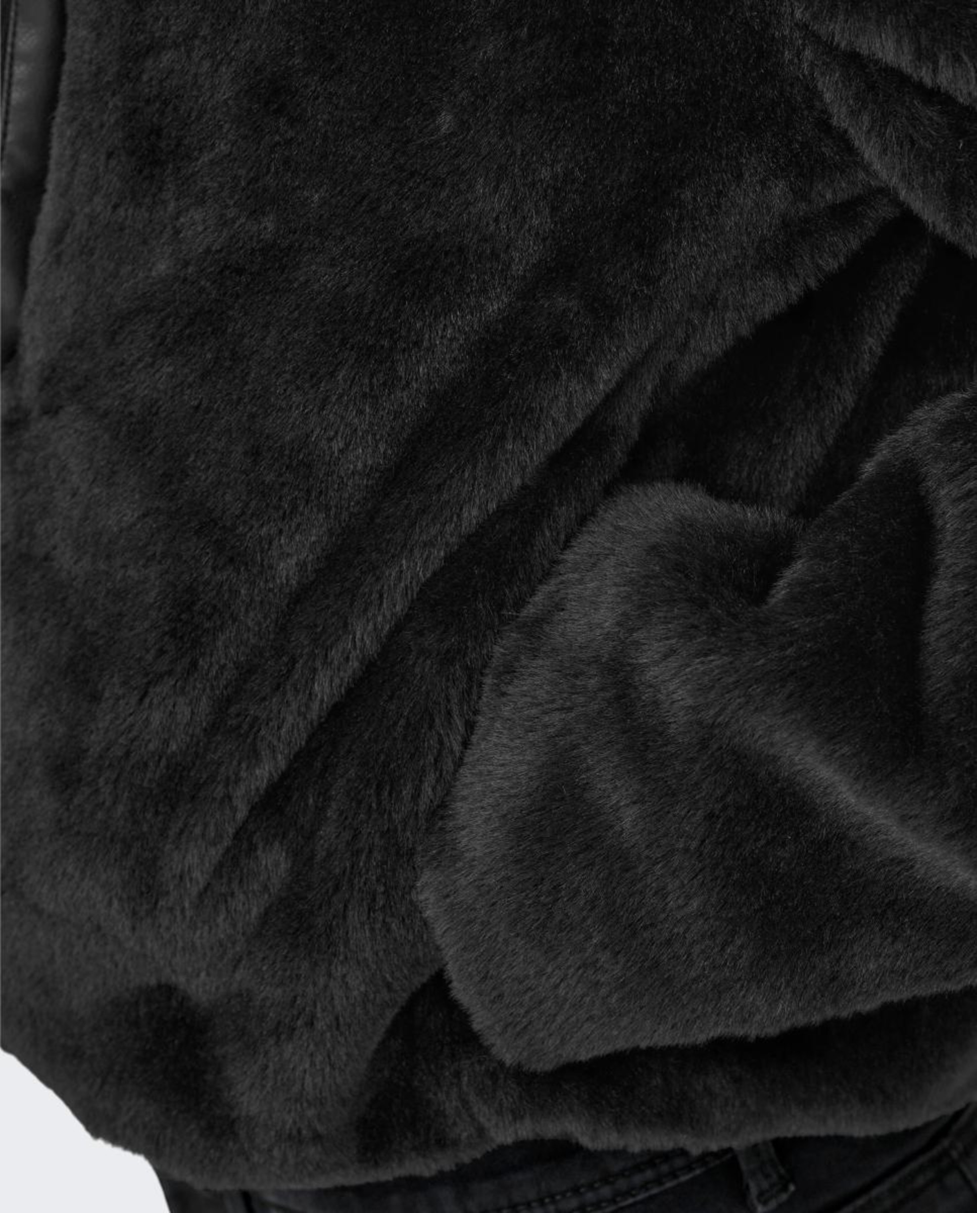 Chaqueta de mujer con cuello camisero - jdy - Negro Negro-3