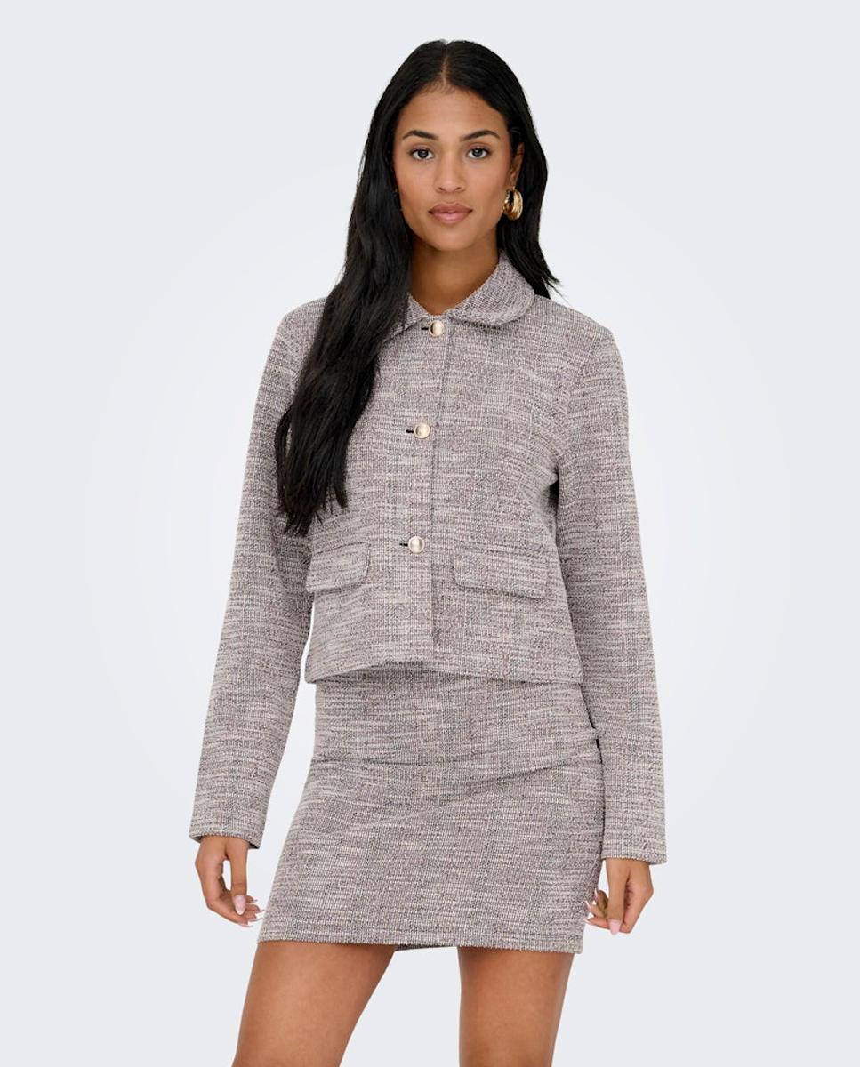 jdy - Chaqueta de mujer ligera tweed.