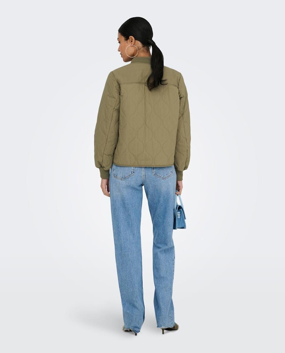 Chaqueta de mujer acolchada tipo bomber - jdy - Verde Verde-3