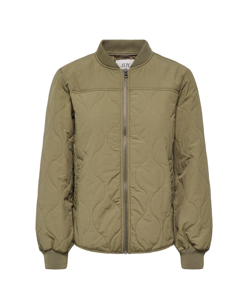 Chaqueta de mujer acolchada tipo bomber - jdy - Verde Verde-7