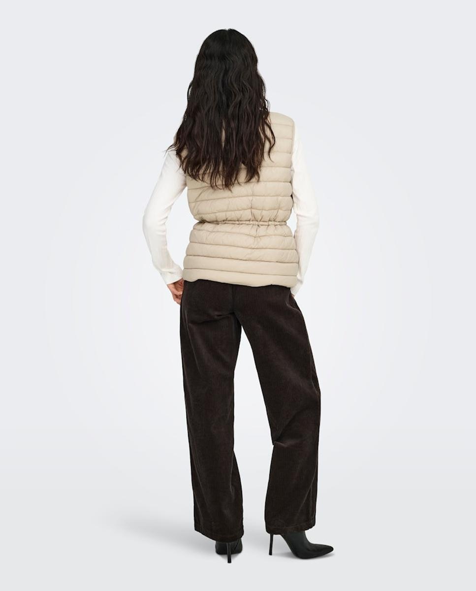 Colete de mulher acolchoado Cru-2