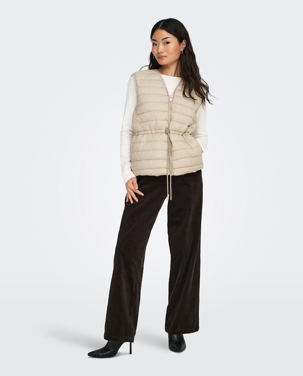 Colete de mulher acolchoado Cru-3