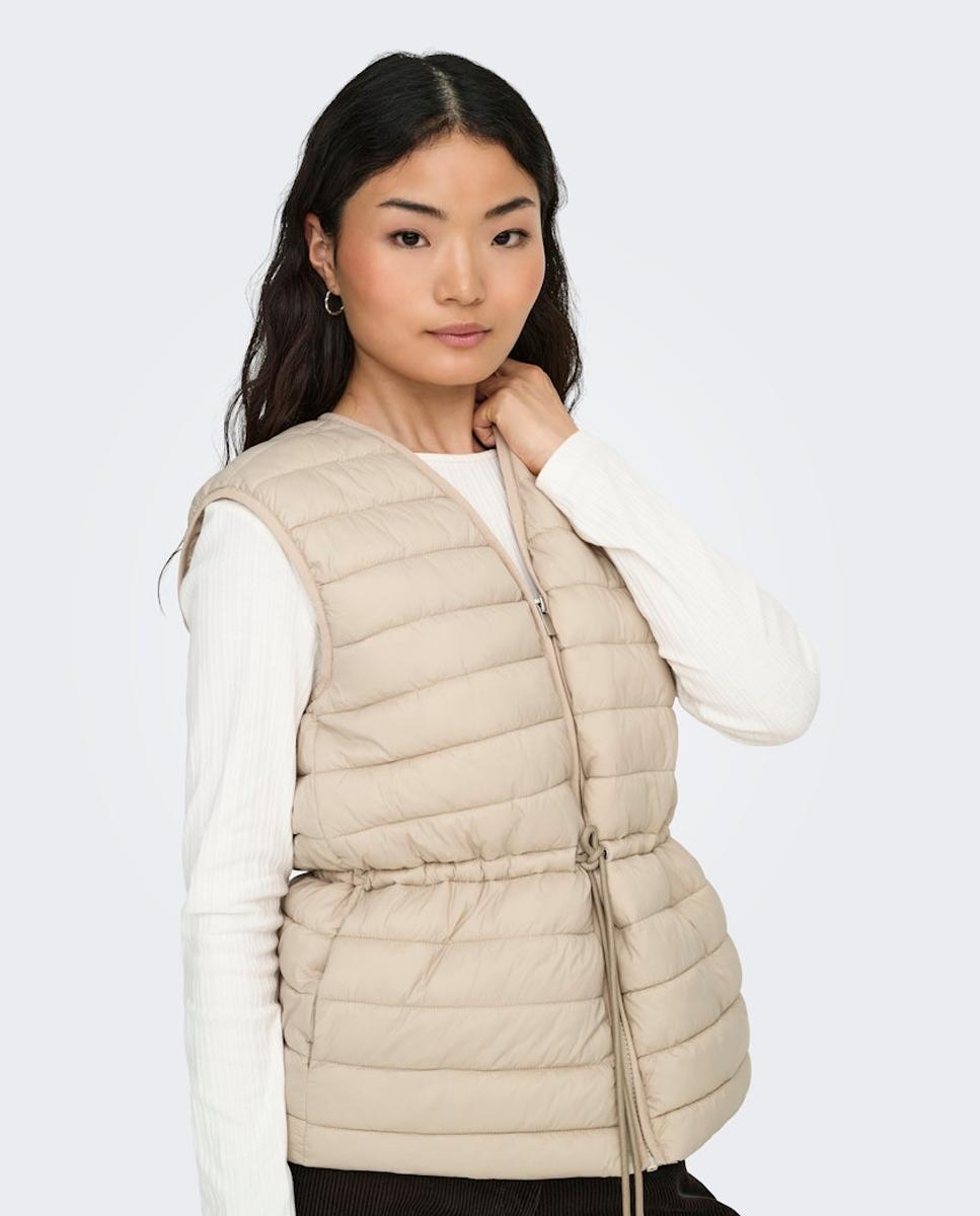 Colete de mulher acolchoado Cru-4
