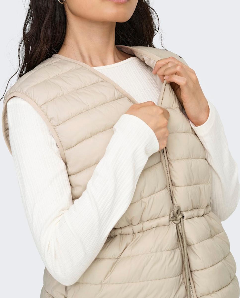 Colete de mulher acolchoado Cru-5