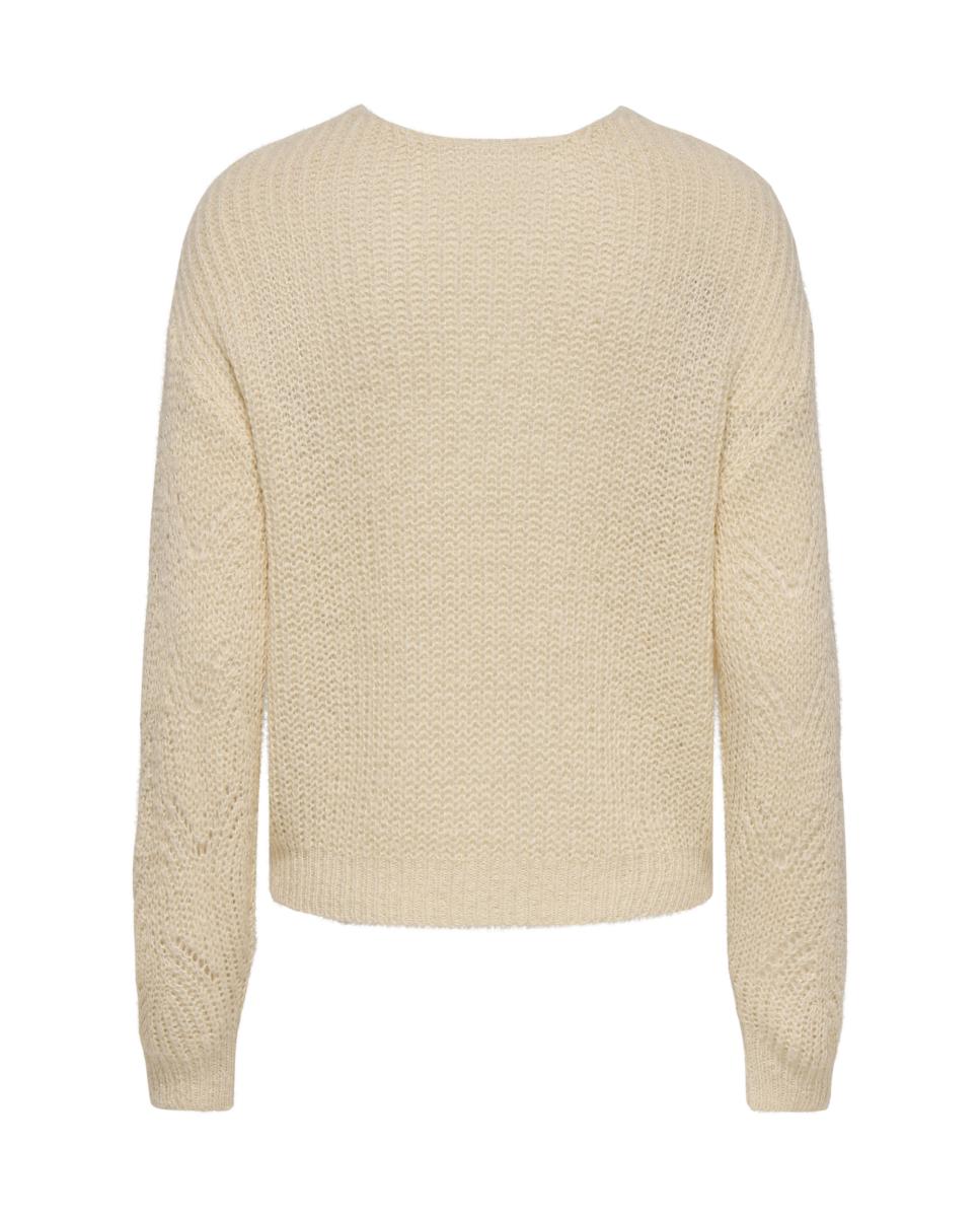 Jersey de mujer con escote pico y manga larga - jdy - Lana Lana-6