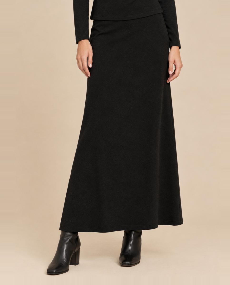 Falda midi con cintura elástica - jdy - Negro Negro-2