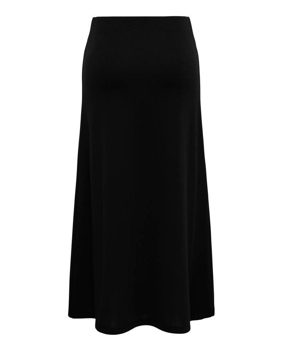 Falda midi con cintura elástica - jdy - Negro Negro-5