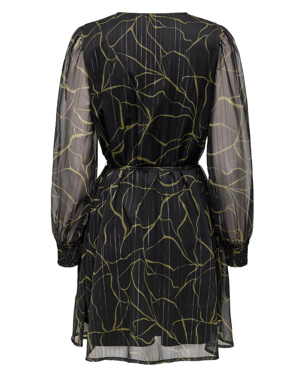Vestido de mujer de mangas largas - jdy - Negro Negro-7