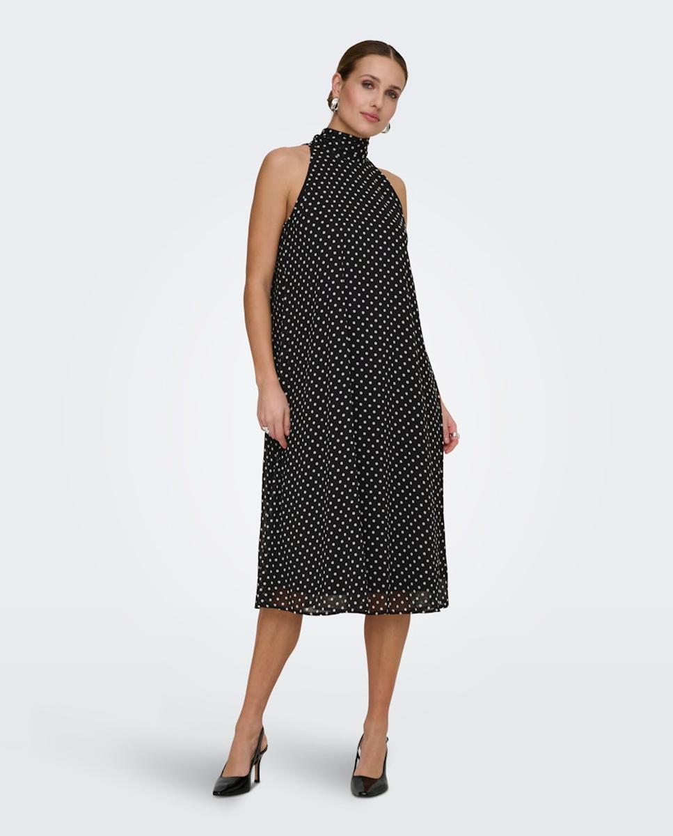 jdy - Vestido midi halter sin mangas.