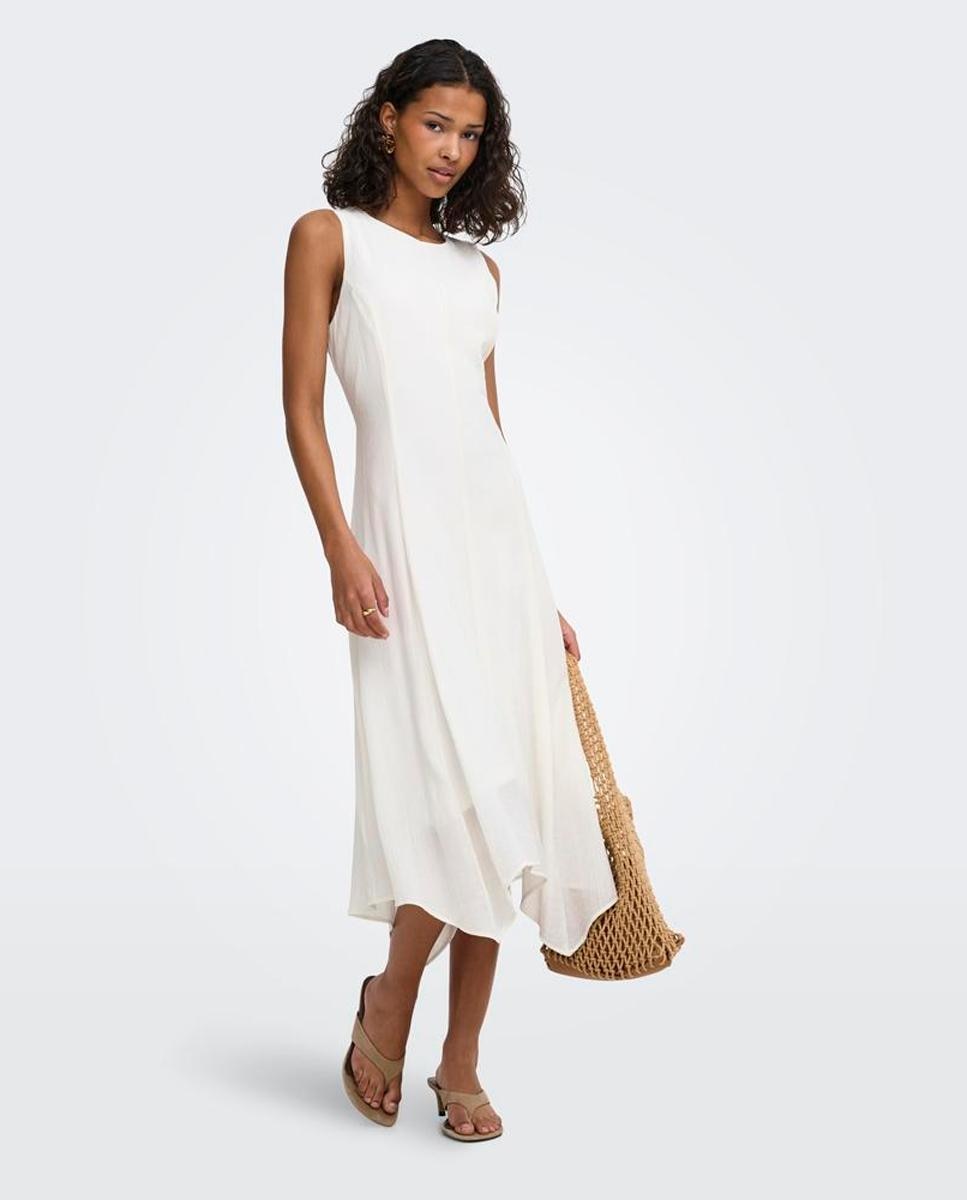 Imagem 0 de Vestido midi assimétrico