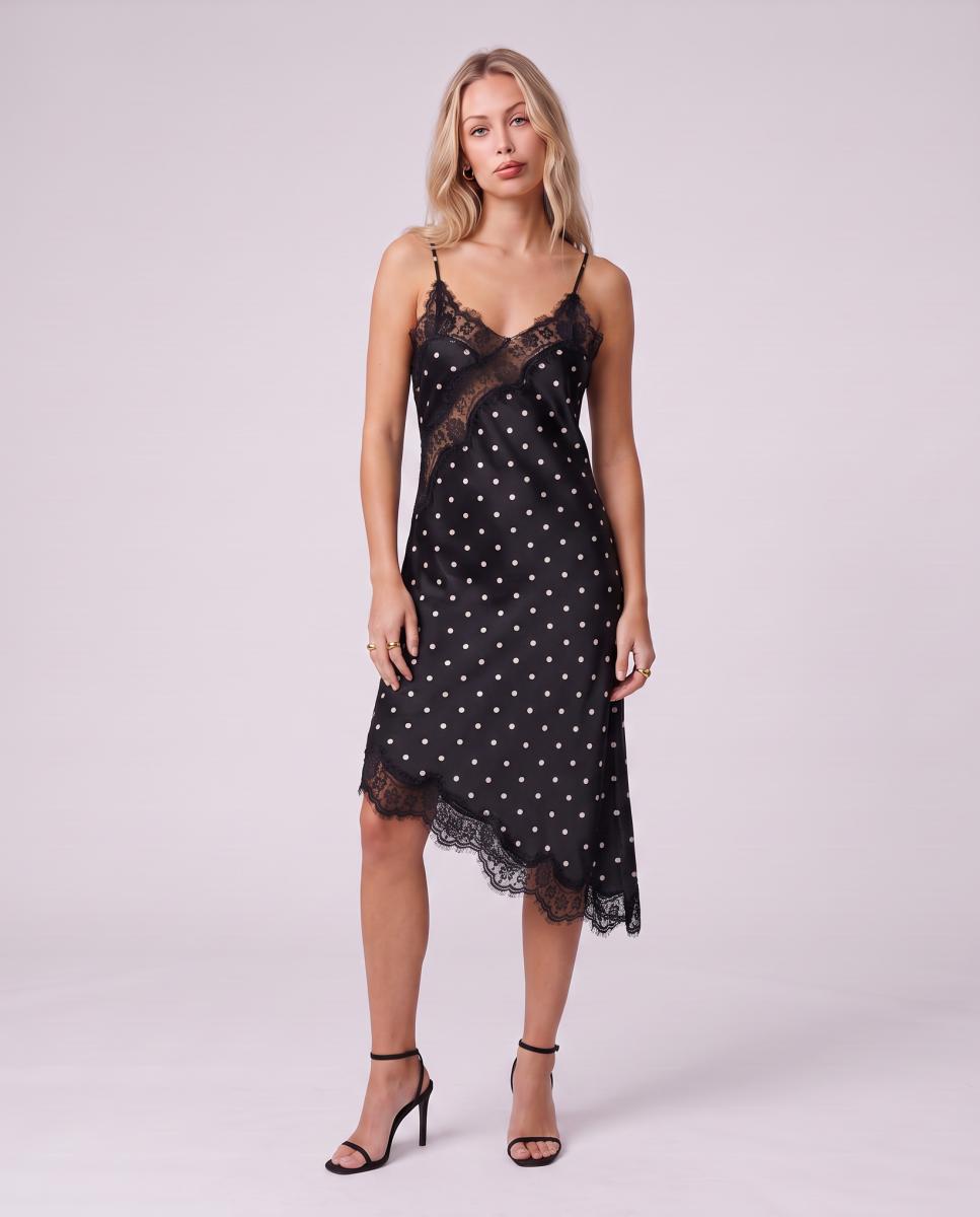 Imagem 0 de Vestido de alças com decote em bico