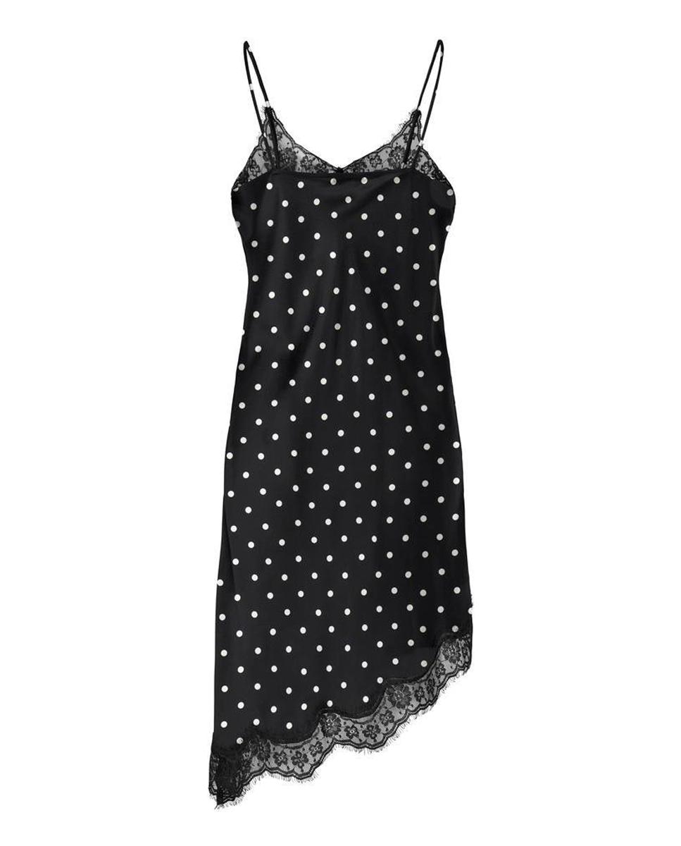 Vestido de alças com decote em bico Branco-5
