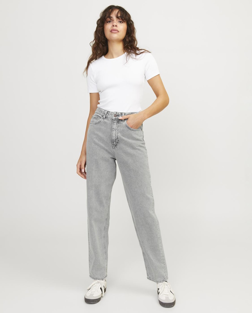 Imagem 0 de Jeans Mom Fit Lisbon com Cintura Subida