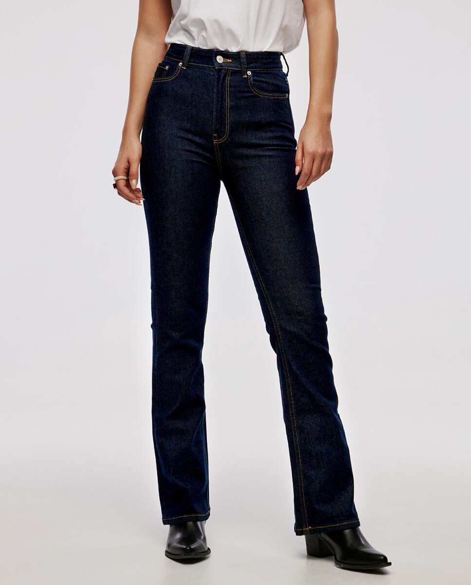 Jeans Turin com Bootcut Azul-marinho-2