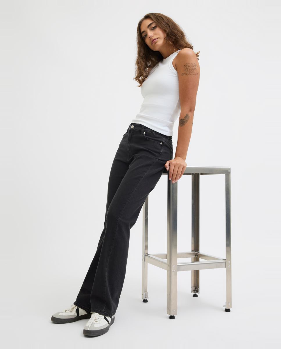 Jeans Nice Regular - Preto Preto-5