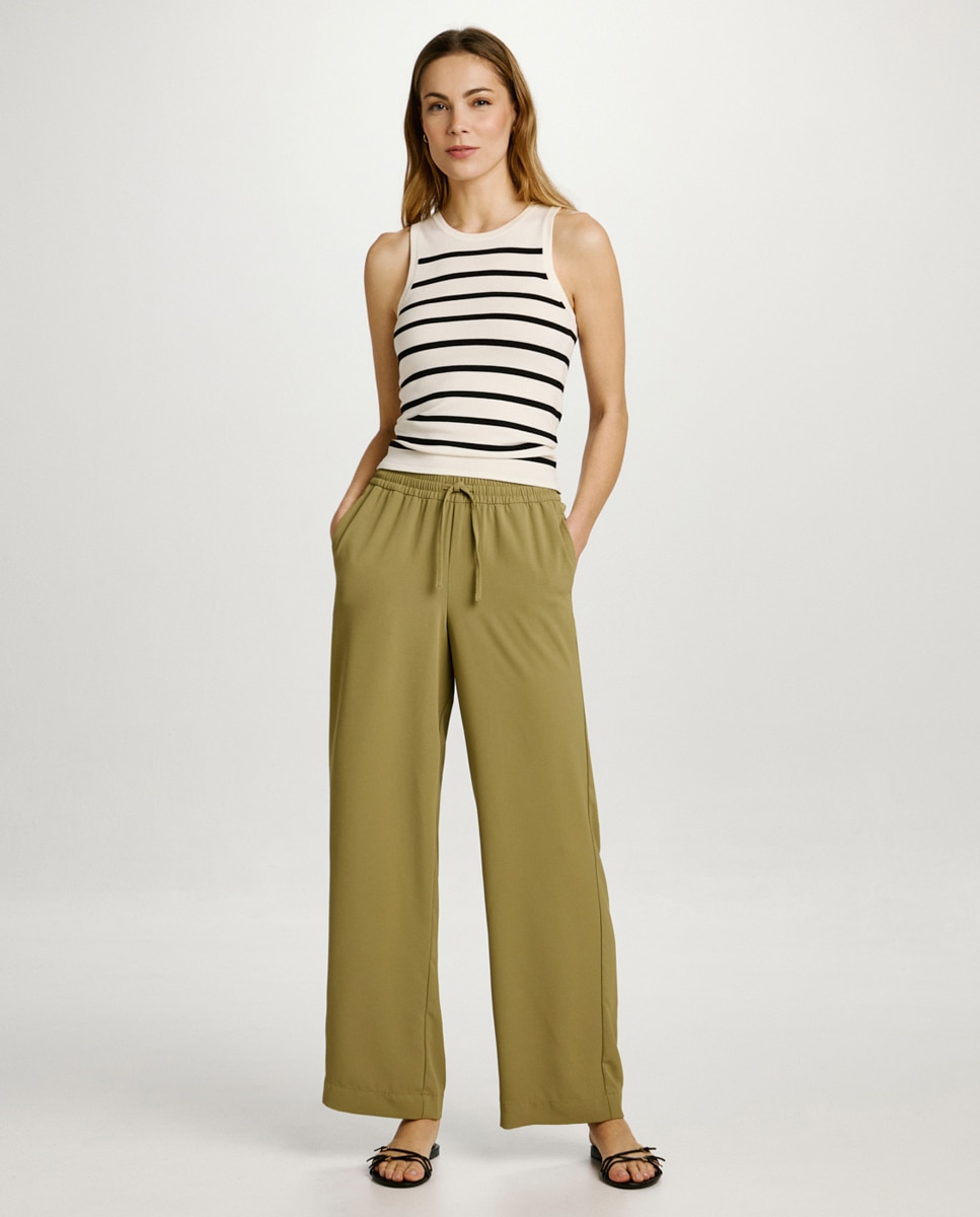 Jack & Jones - Pantalón fluido de mujer.