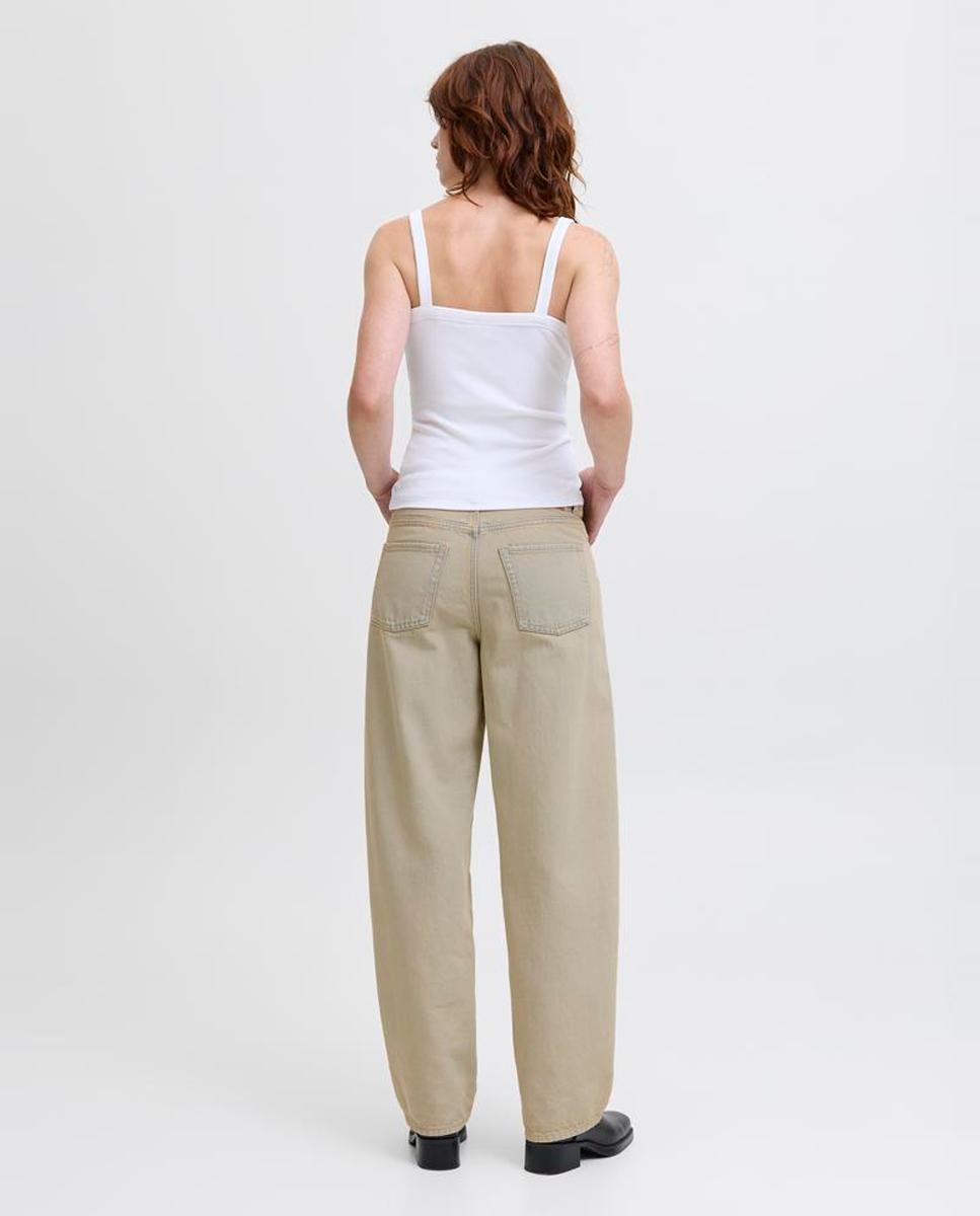 Jeans Fuji Barrel Fit de Cintura Média Azul-claro-2