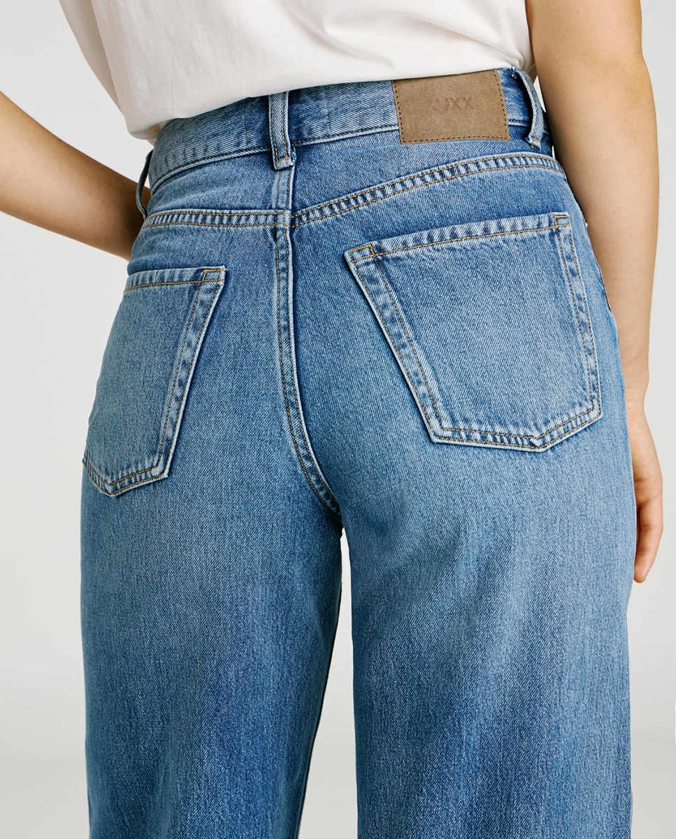 Jeans Wide Leg Azul-4