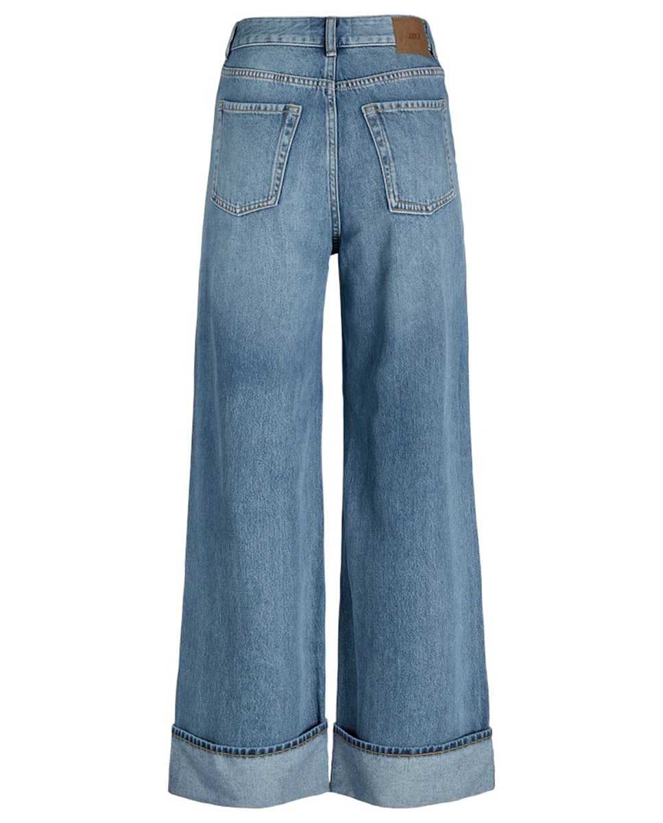 Jeans Wide Leg Azul-6