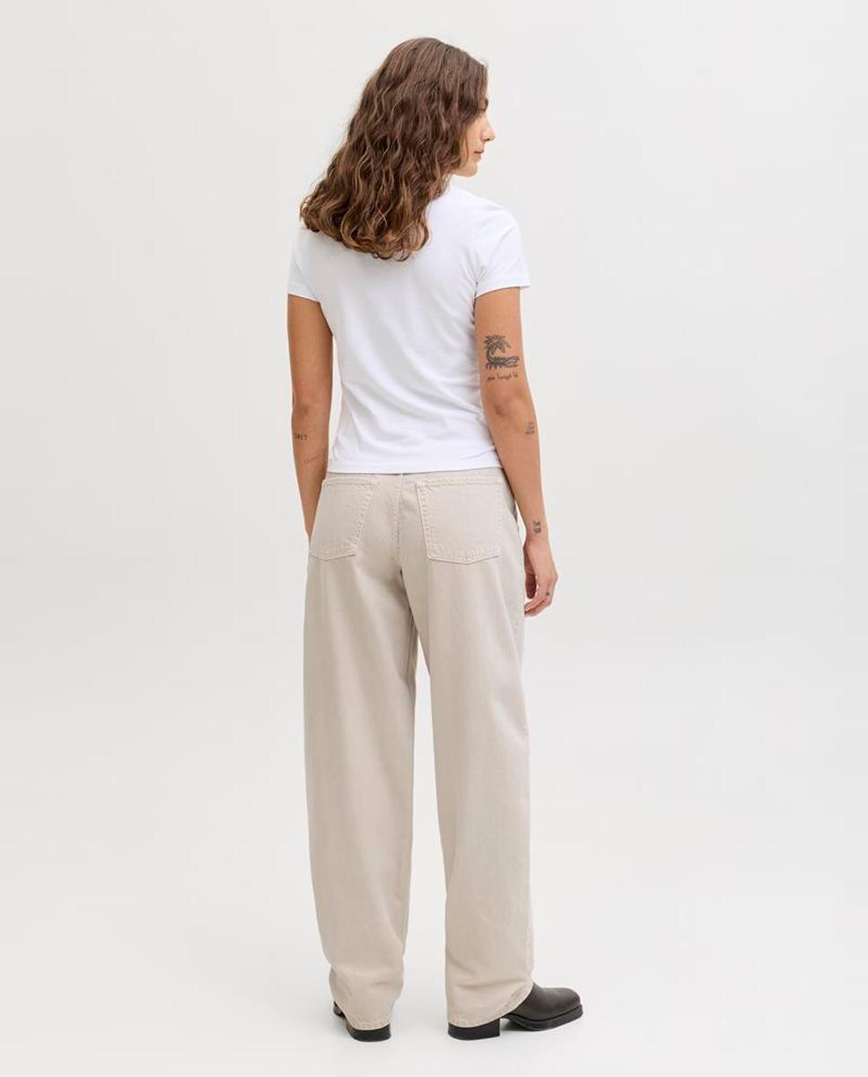 Jeans Barrel Fit Branco-3