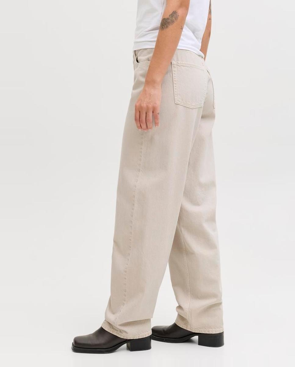 Jeans Barrel Fit Branco-4