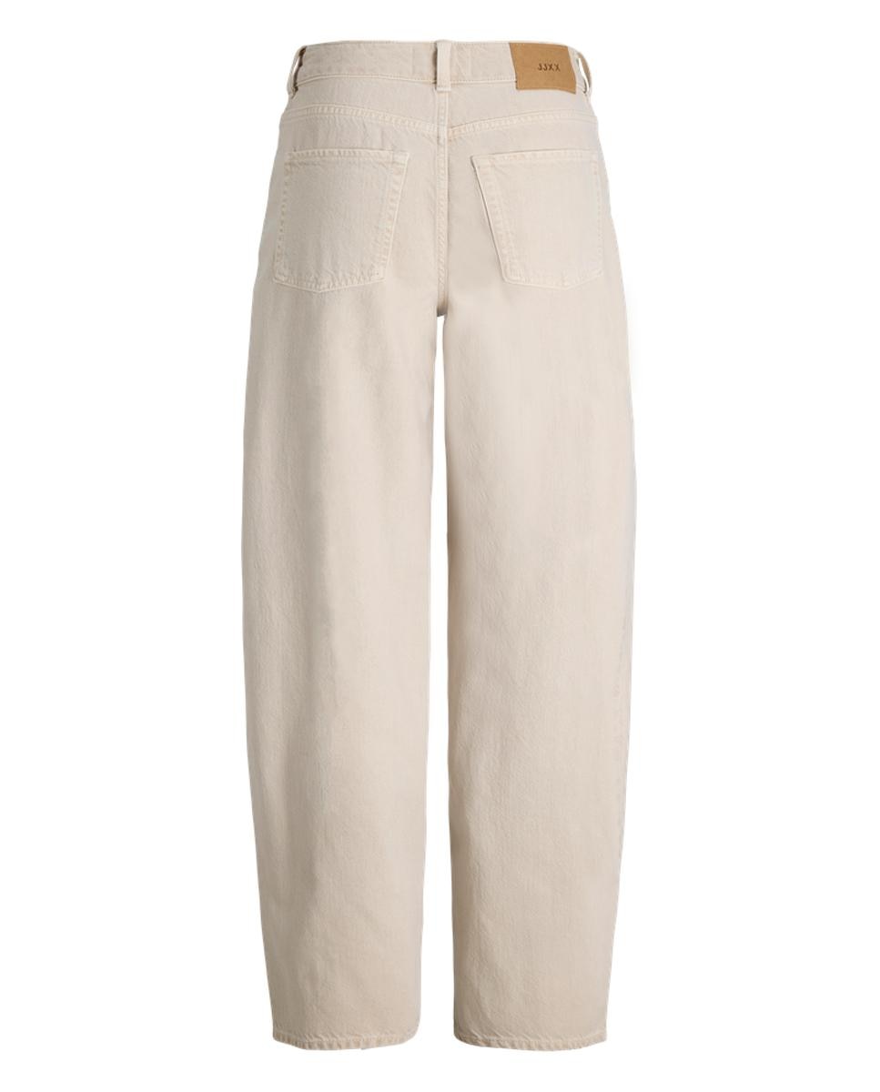 Jeans Barrel Fit Branco-6
