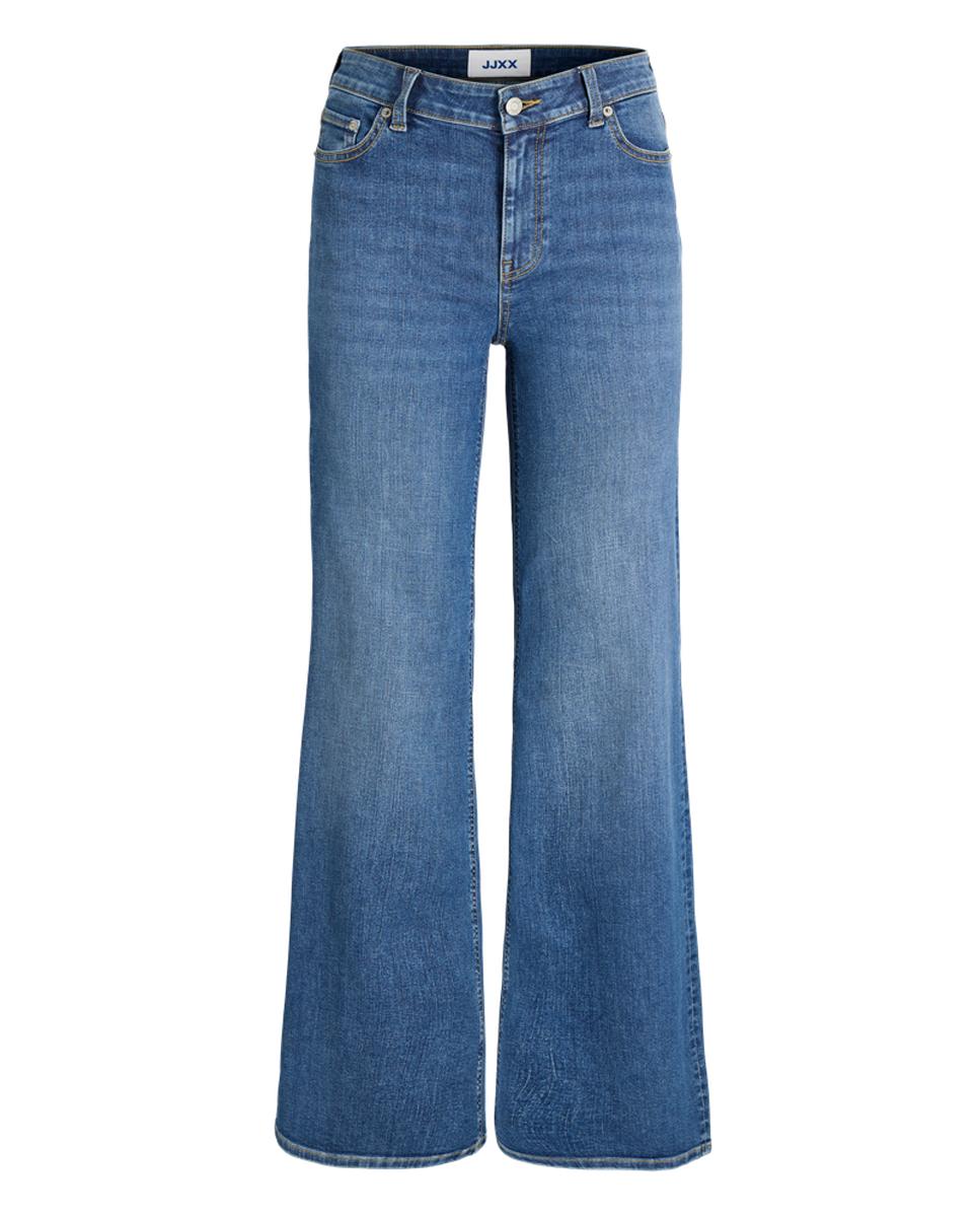 Jeans Flare com Cintura Média Azul-5