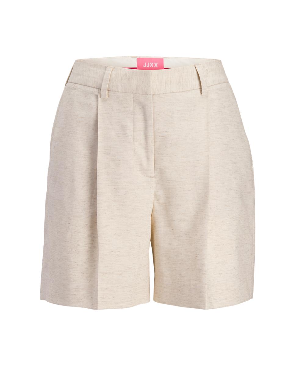 Calções de Ganga Loose Fit Bege-5