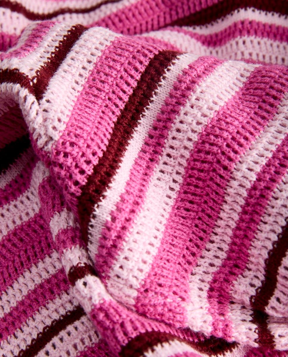 Calças de Malha Loose Fit Rosa-8