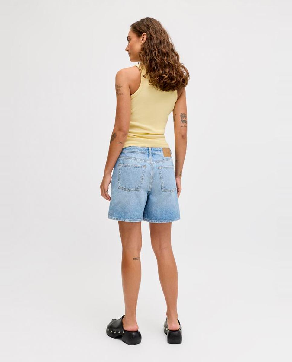 Bermudas de Ganga Loose Fit Azul-claro-3