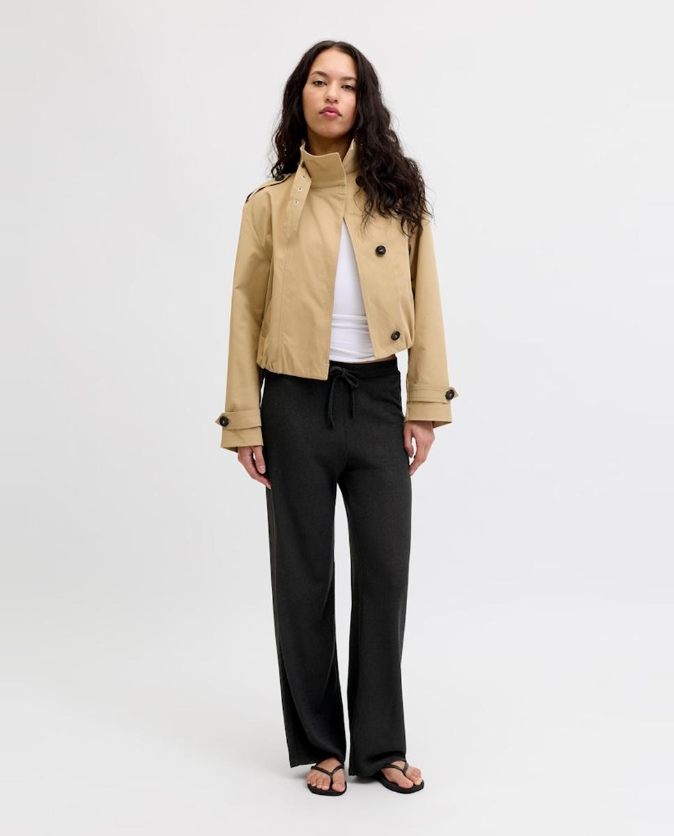Jack & Jones - Pantalón de mujer de punto recto.
