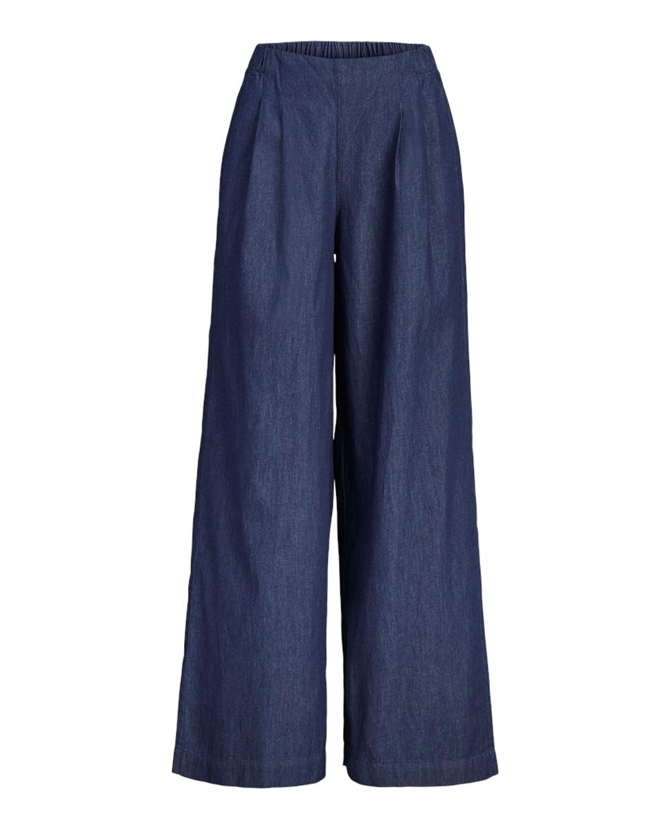Jeans Fluidas Wide Leg Azul-marinho-6