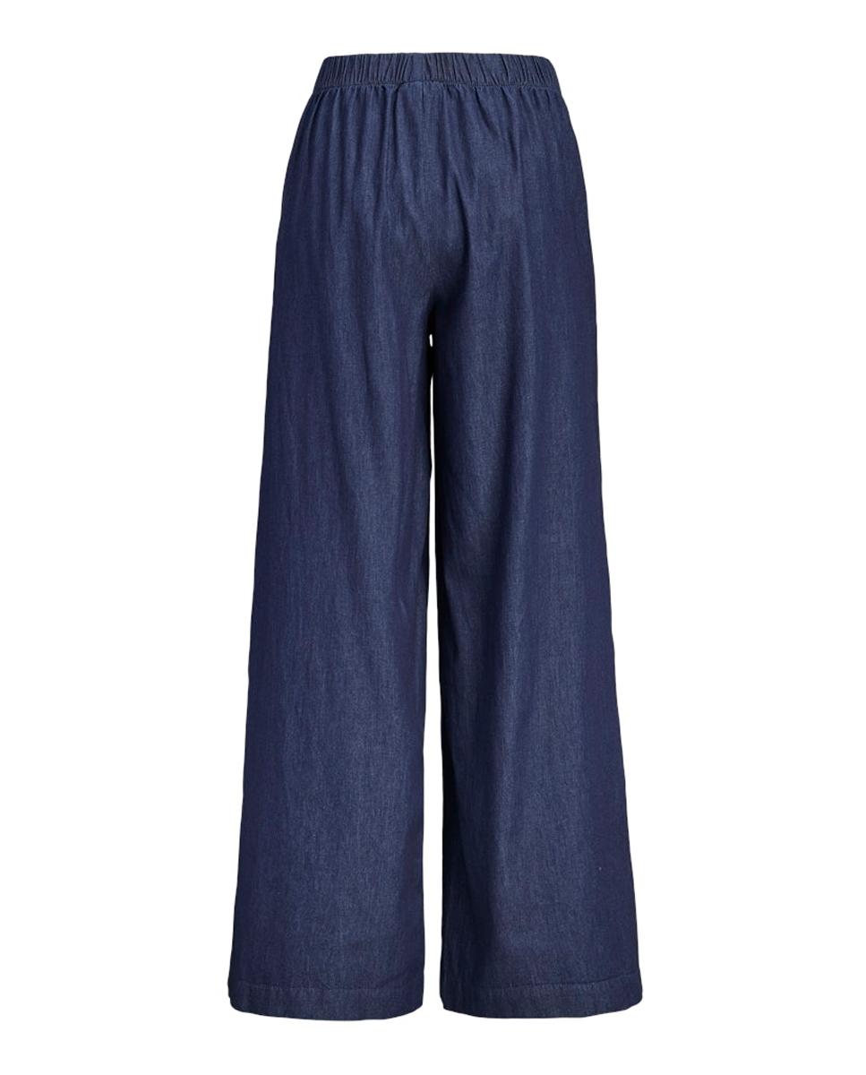 Jeans Fluidas Wide Leg Azul-marinho-7