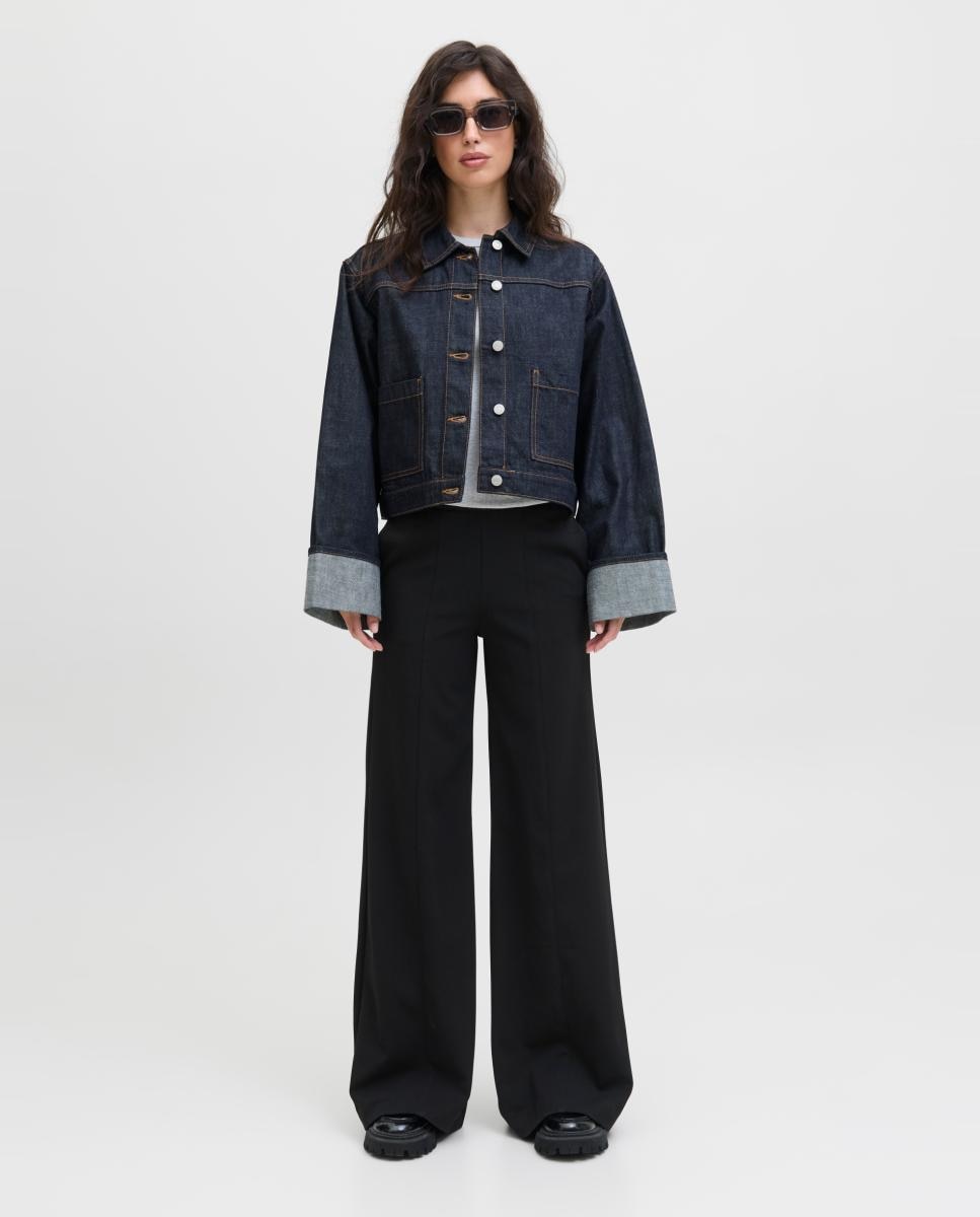 Imagen 0 de Pantalón de mujer pierna ancha Negro