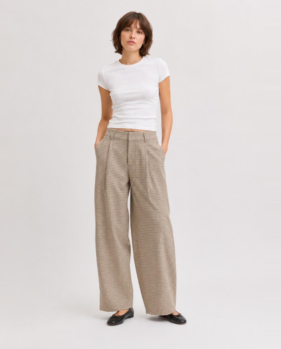 Imagen 0 de Pantalón de mujer de vestir Beige