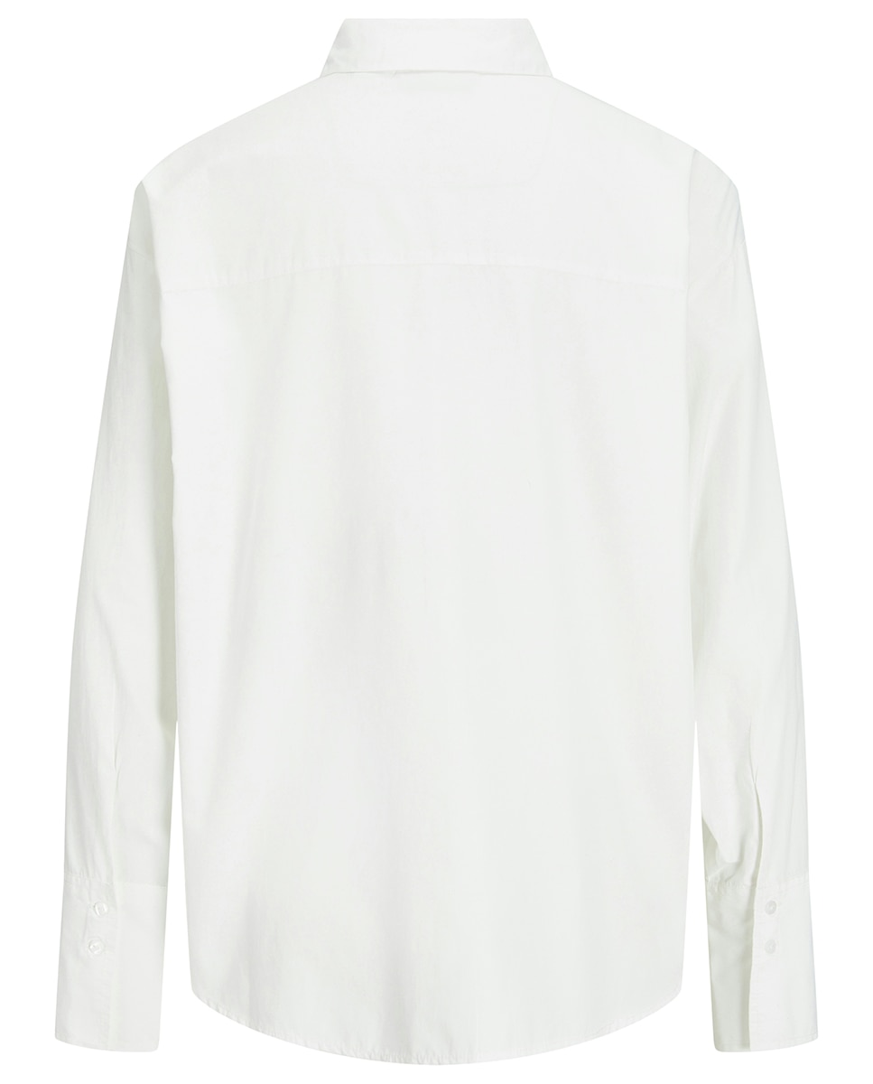 Camisa de popelín de mujer - Jack & Jones - Blanco Blanco-5