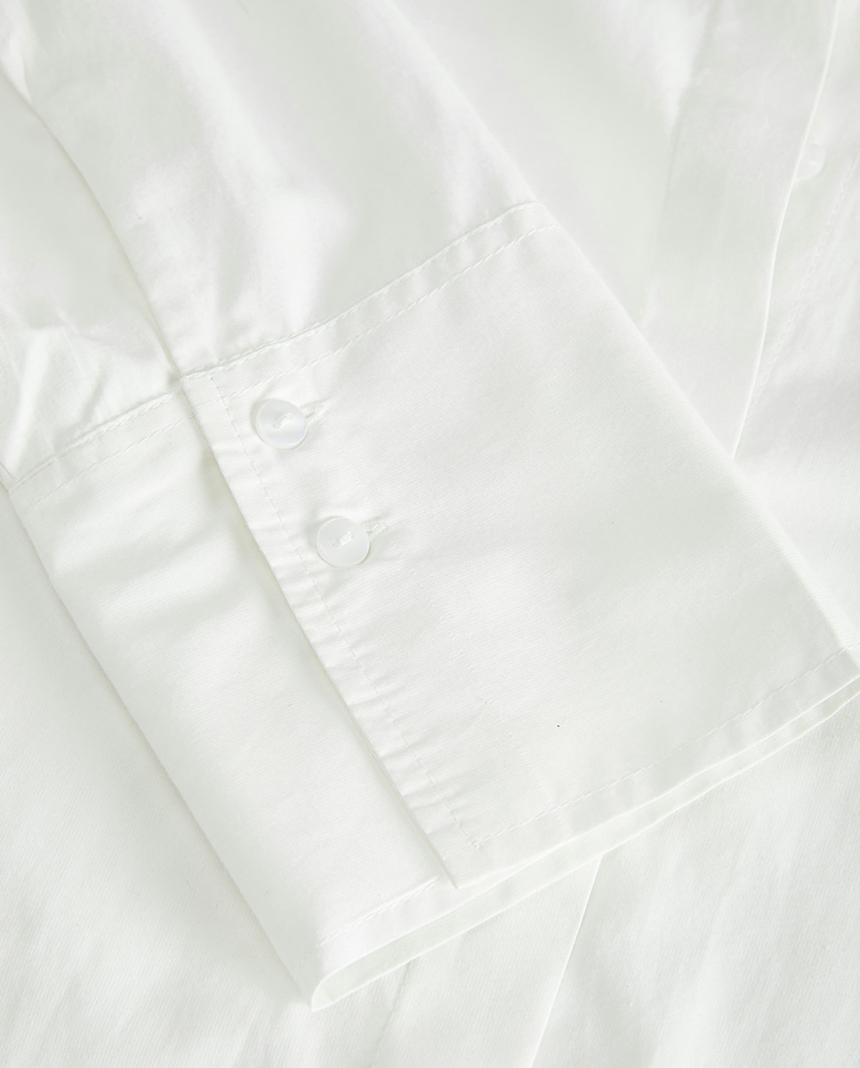 Camisa de popelín de mujer - Jack & Jones - Blanco Blanco-6