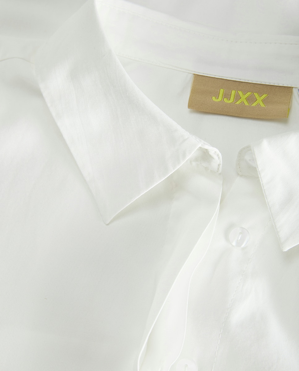 Camisa de popelín de mujer - Jack & Jones - Blanco Blanco-7