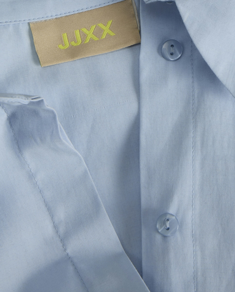 Camisa de popelín de mujer - Jack & Jones - Azul claro Azul claro-6