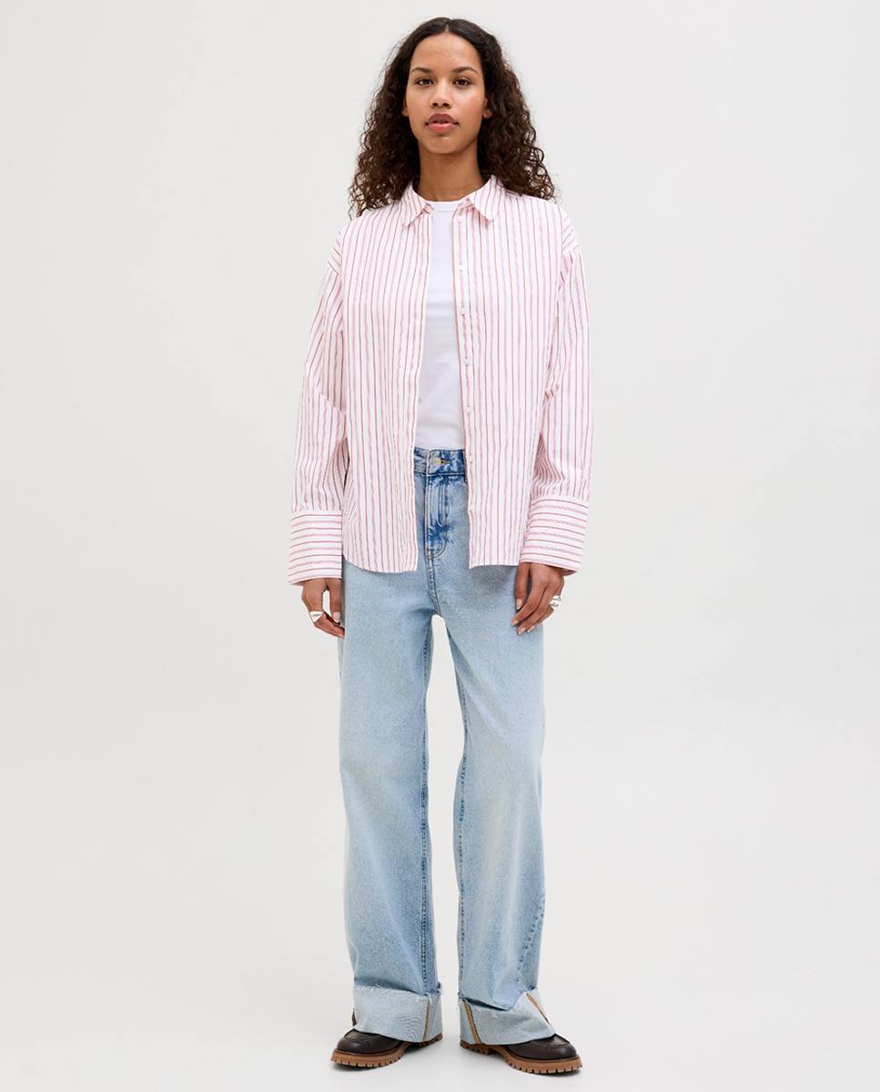 Camisa de Popelina Rosa-2