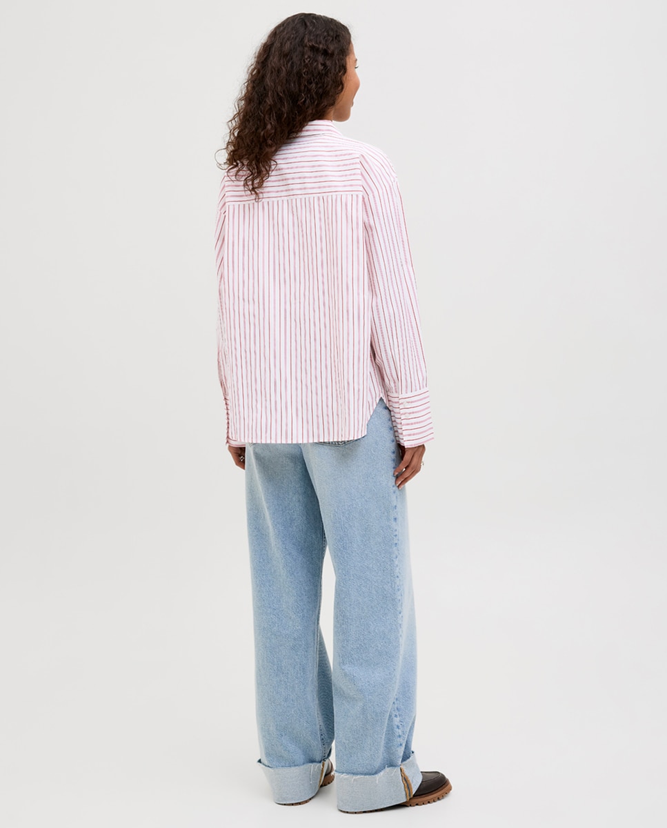 Camisa de Popelina Rosa-4