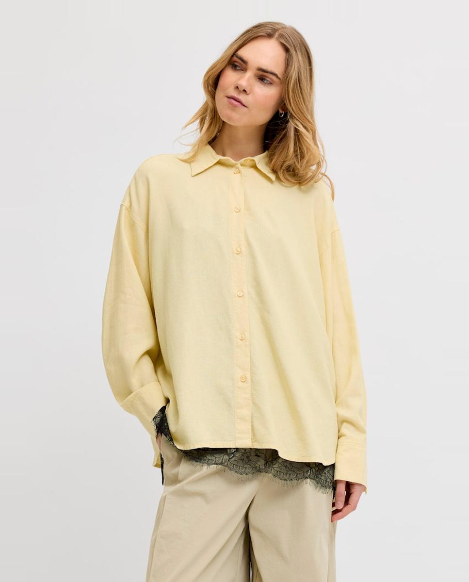 Imagem 0 de Camisa Oversize de Linho