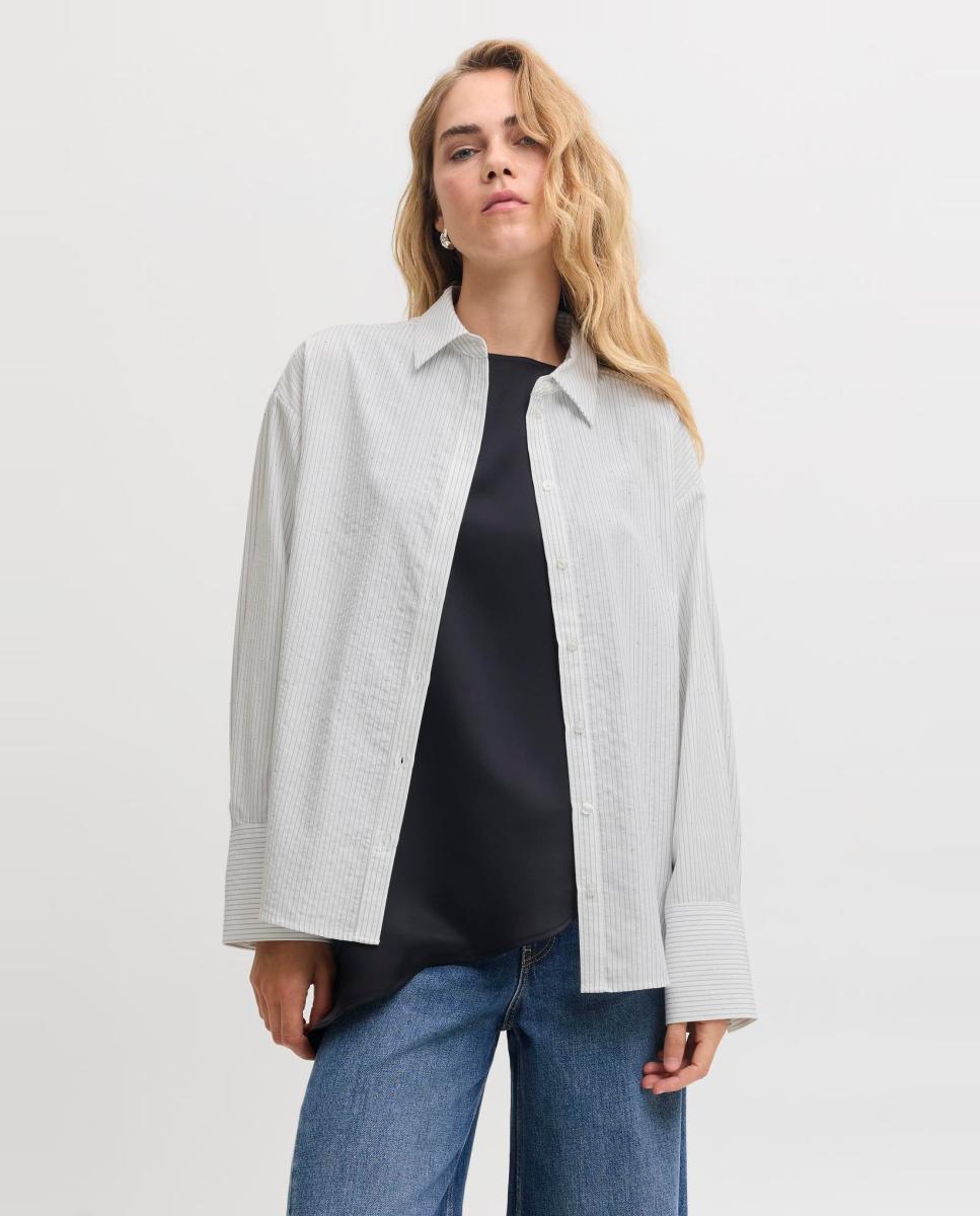 Imagen 3 de Camisa de mujer - Jack & Jones - Blanco hielo Blanco hielo