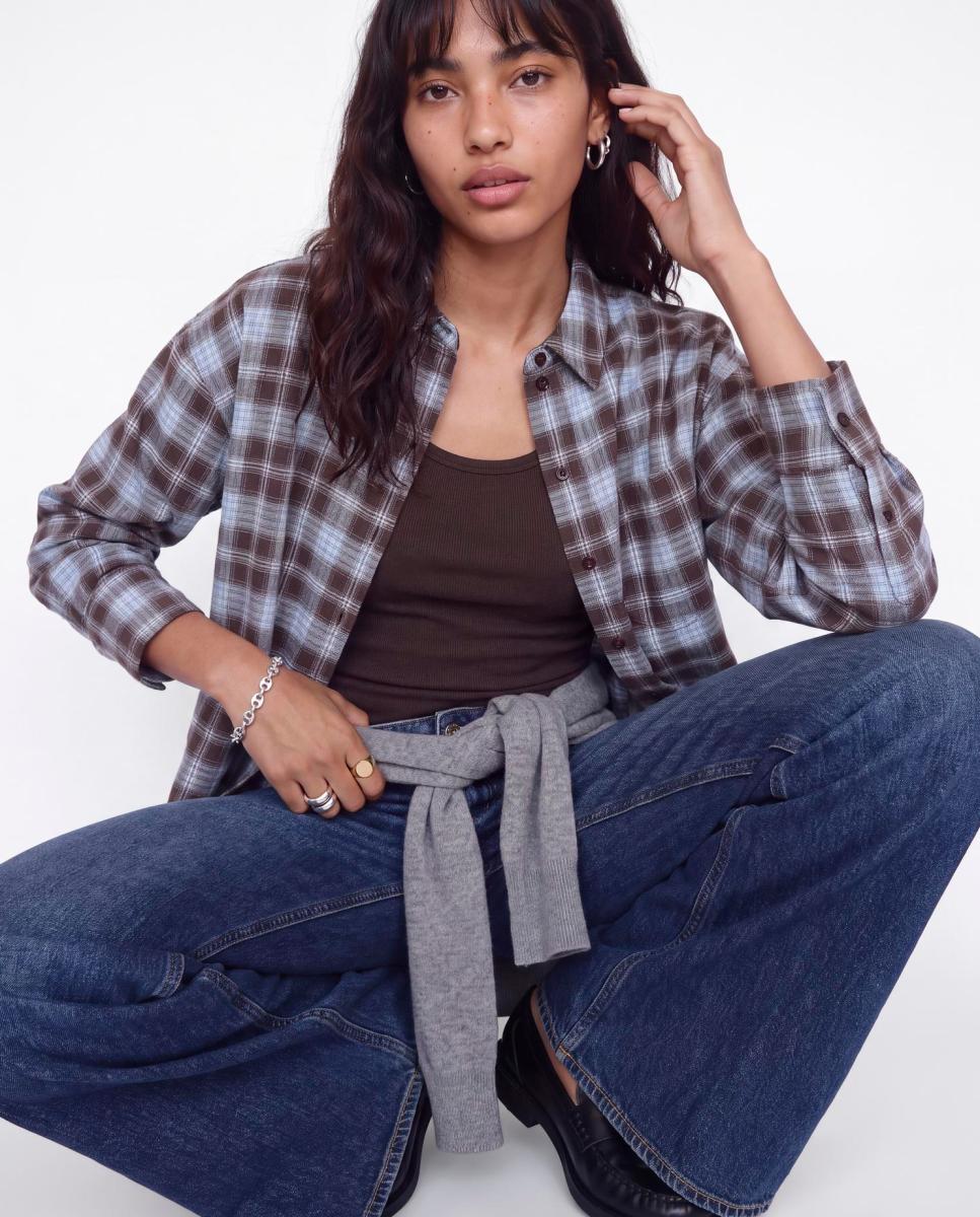 Imagen 3 de Camisa de mujer - Jack & Jones - Marrón Marrón