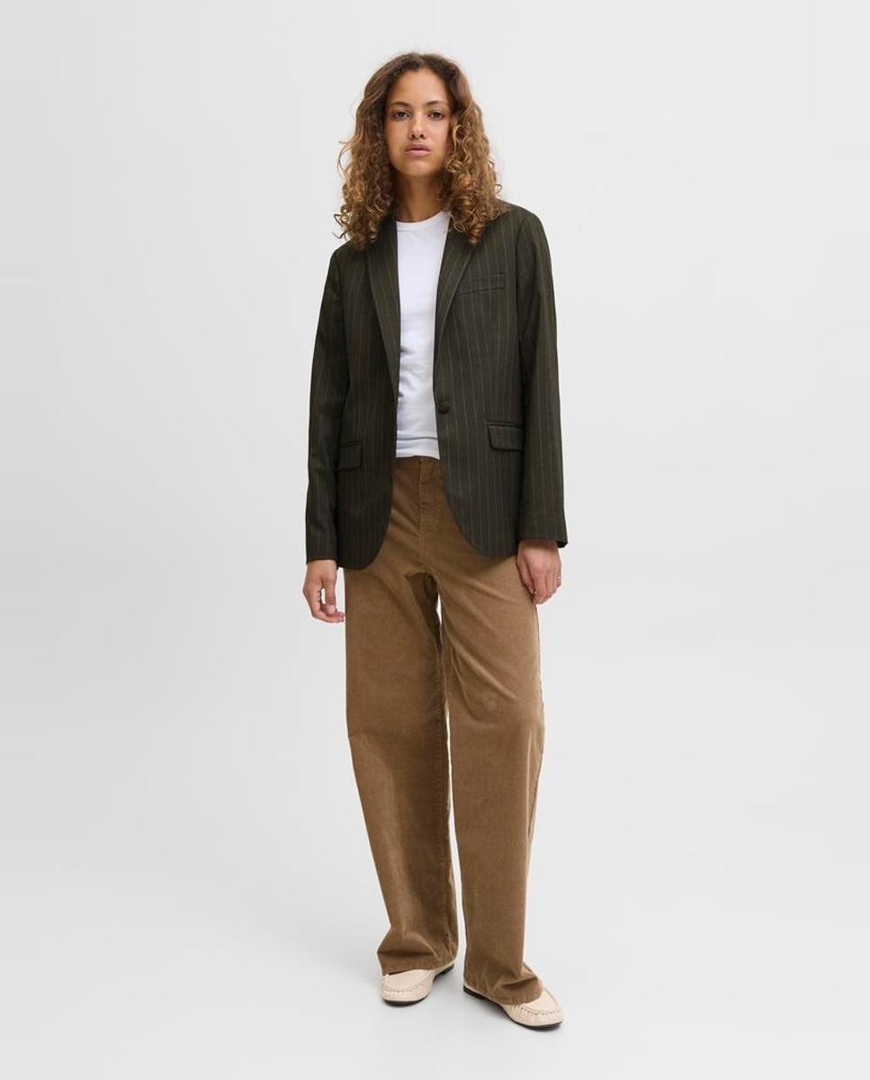 Blazer com Risca Diplomática Castanho-escuro-6
