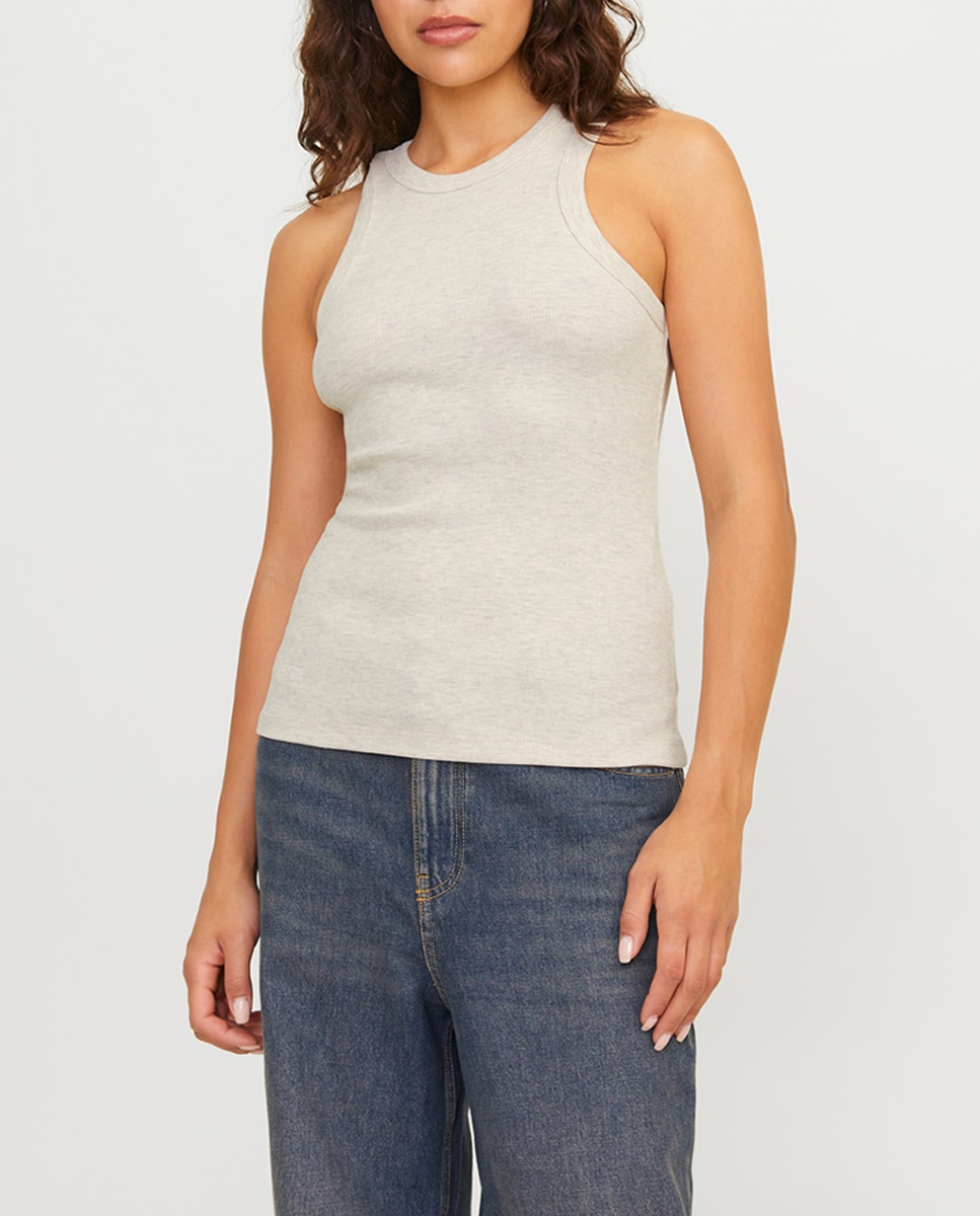 Imagem 0 de Top Canelado com Gola Halter