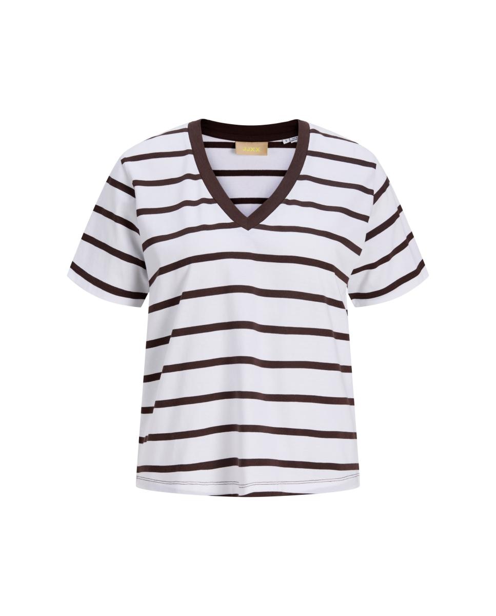 Imagem 0 de T-shirt às Riscas com Manga Curta