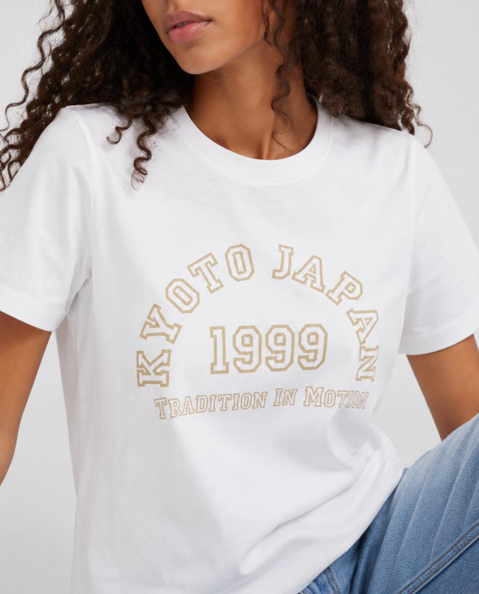 Camiseta de mujer de manga corta - Jack & Jones - Blanco Blanco-1